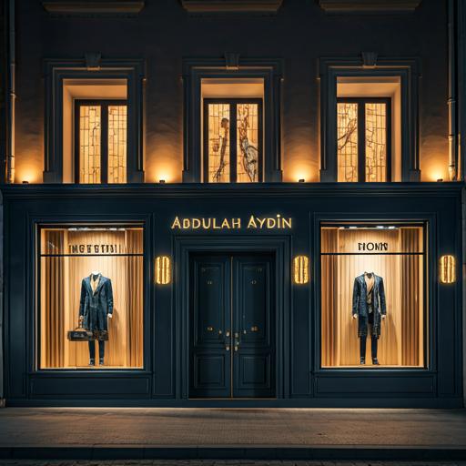 Abdullah Aydın mağaza vitrin
